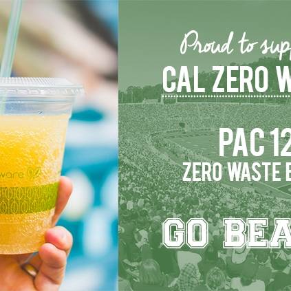 biodegradable compostable zero waste california berkeley recycling cal athletics