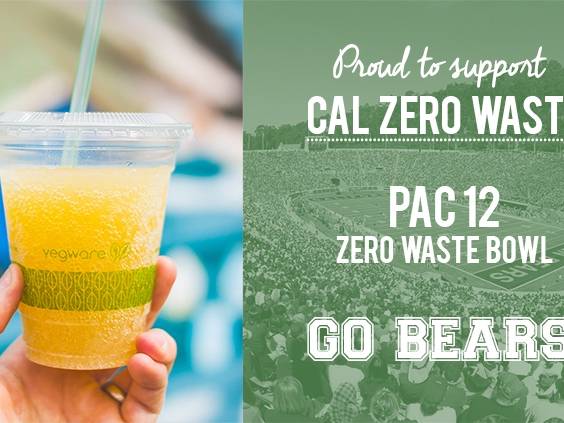 biodegradable compostable zero waste california berkeley recycling cal athletics