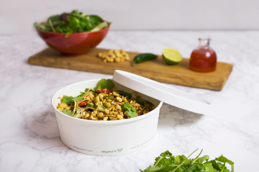 Vegware's Bon Appetit bowls are a perfect solution for takeaway hot or cold foods.